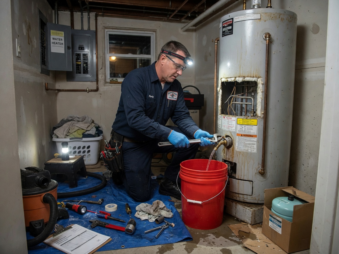 water heater repair in Vintage Station