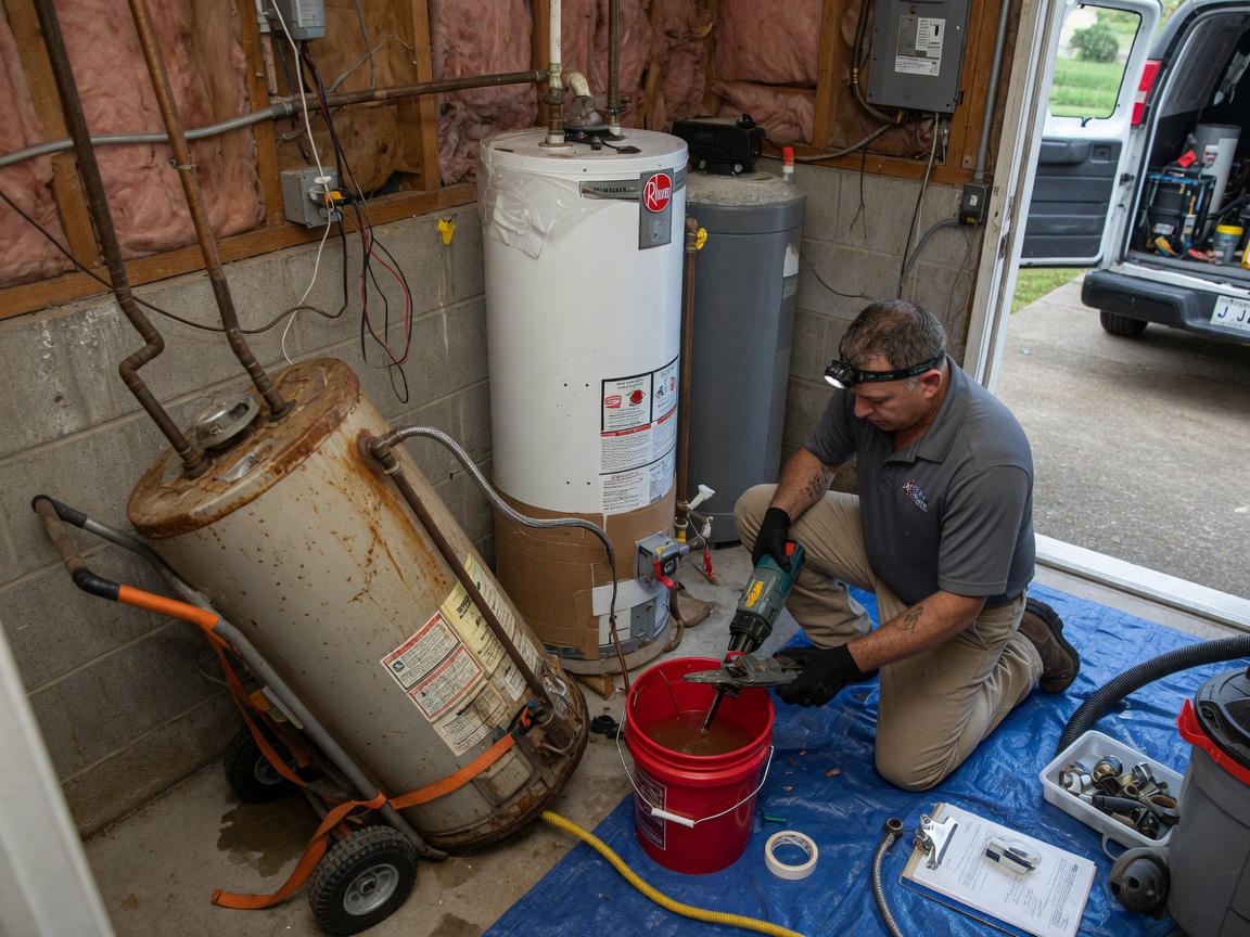 water heater repair in New Hope Estates